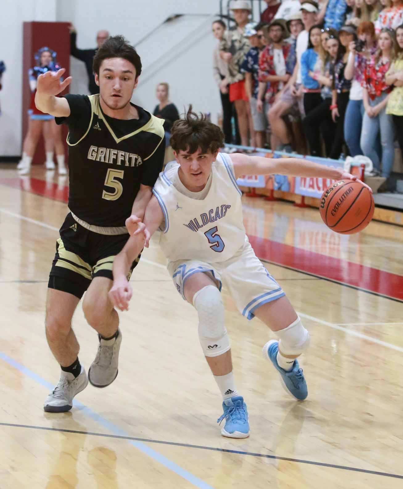 Boys basketball - Griffith at Hanover Central